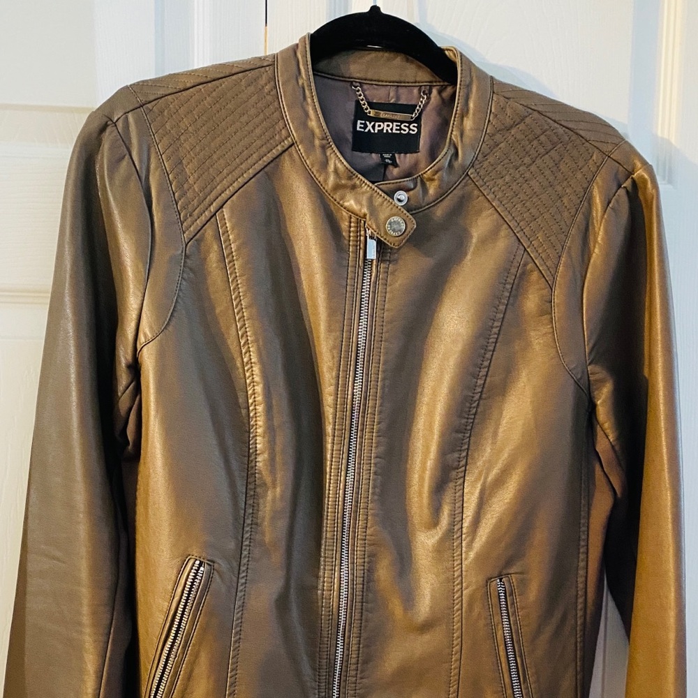 Women Jacket | size XL | leather style w/ Princess cut | lifestyle influencer